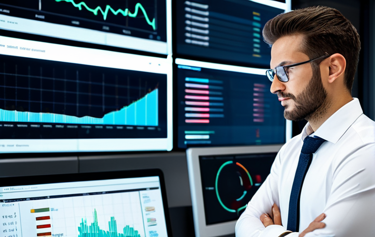 A professional Process Control Engineer in a modest business suit, standing confidently in a modern, well-lit office. Large digital screens in the background display complex project timelines, charts, and data visualizations. The engineer's expression is focused and analytical, conveying competence and strategic thinking. The background features a clean, collaborative workspace. Perfect anatomy, correct proportions, natural pose, well-formed hands, proper finger count, natural body proportions. Professional photography, high resolution, realistic, studio lighting, fully clothed, appropriate attire, safe for work, professional.