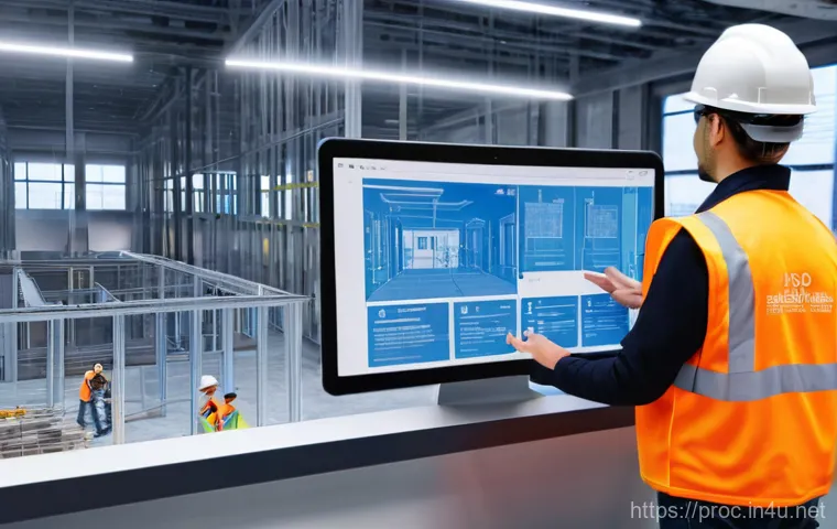 공정관리기술자와 현장 안전관리 협업 - **Prompt 1: Collaborative Digital Twin and BIM Planning**
"A modern, well-lit control room for a...
